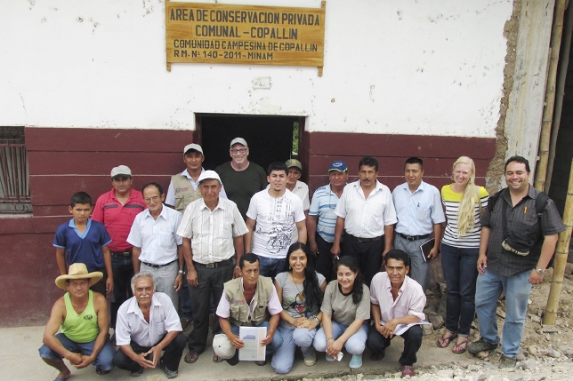 Socialización de resultados de control y vigilancia en el ACP Copallín